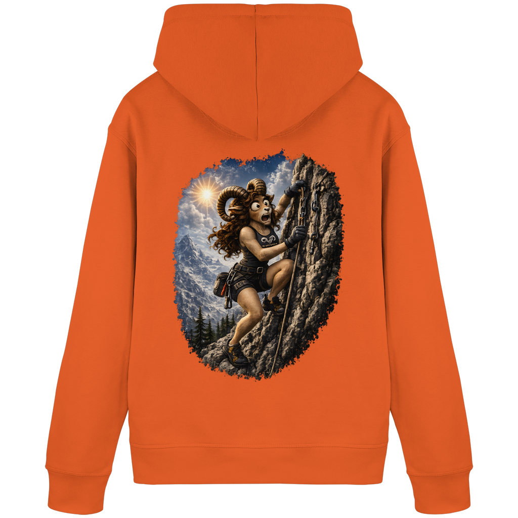 Tiefenblick Klettern - Organic Basic Hoodie