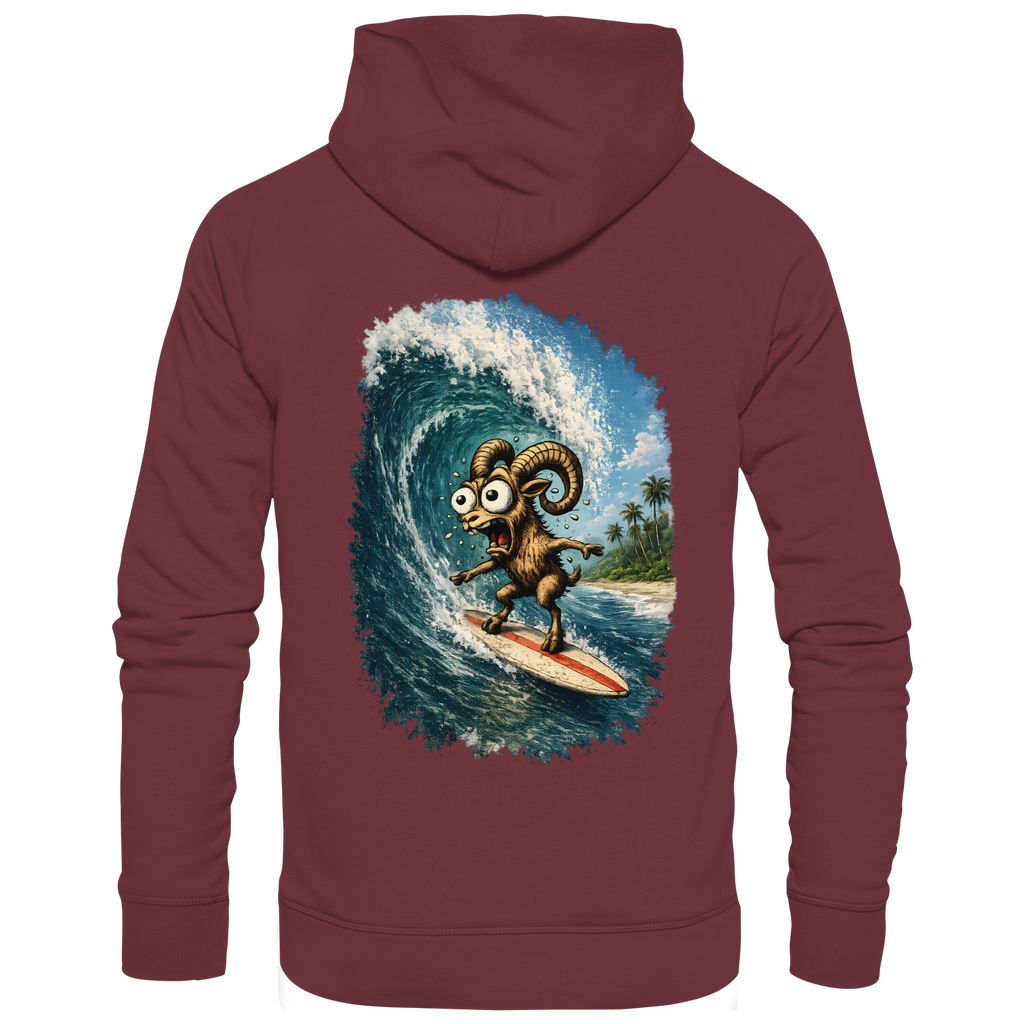 Tiefenblick Urlaub Fun  - Organic Basic Hoodie