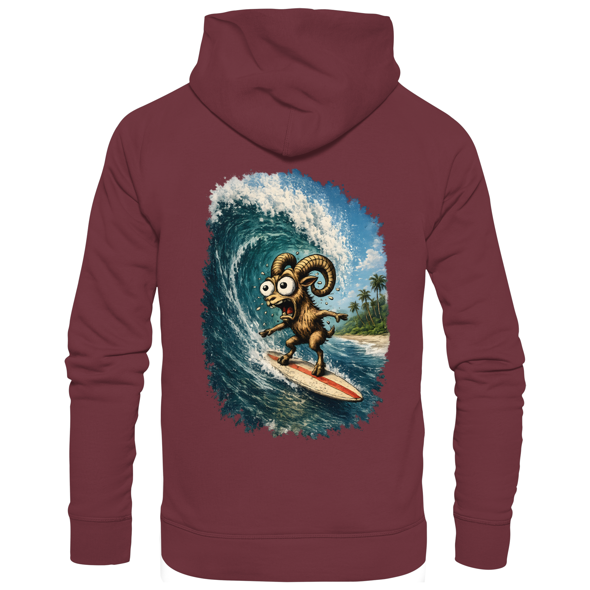 Tiefenblick Urlaub Fun  - Organic Basic Hoodie