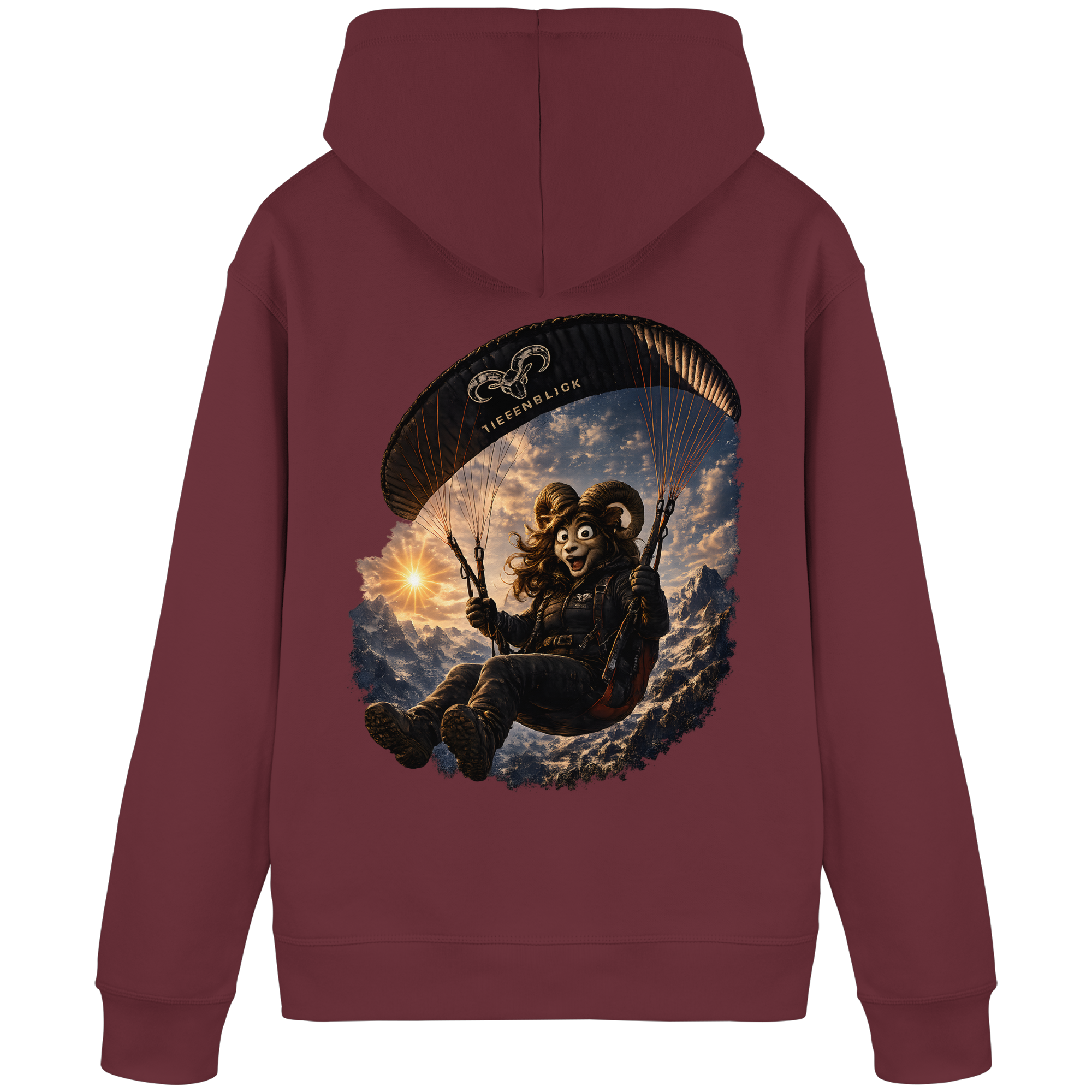 Tiefenblick Paraglider  - Organic Basic Hoodie