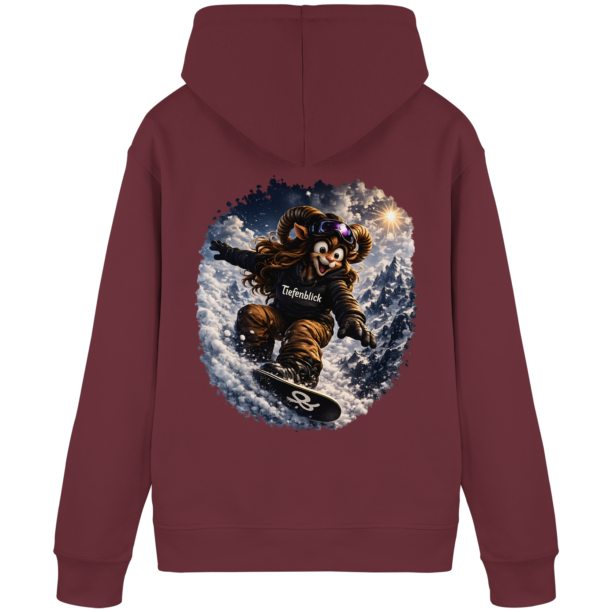 Tiefenblick Ski - Organic Basic Hoodie