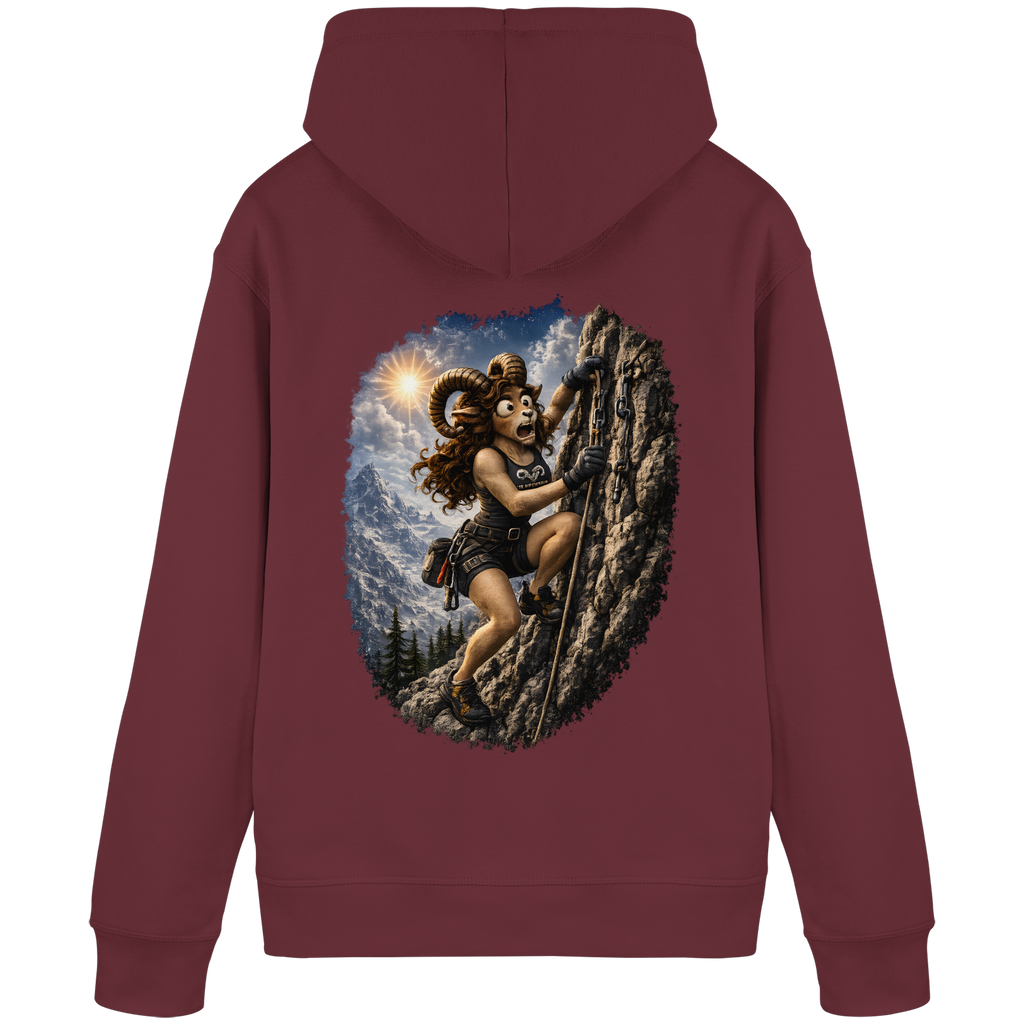 Tiefenblick Klettern - Organic Basic Hoodie