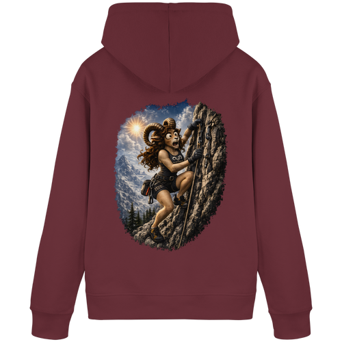 Tiefenblick Klettern - Organic Basic Hoodie