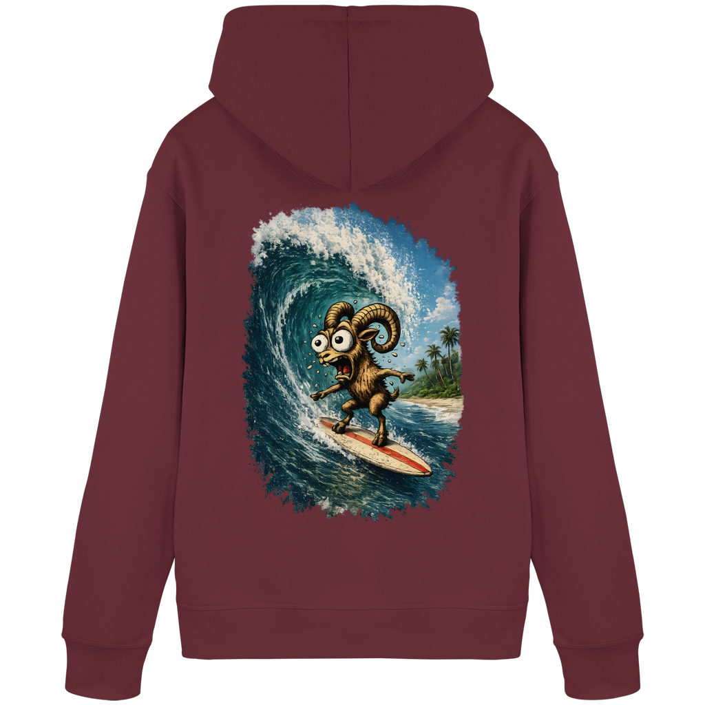 Tiefenblick Urlaub Fun  - Organic Basic Hoodie