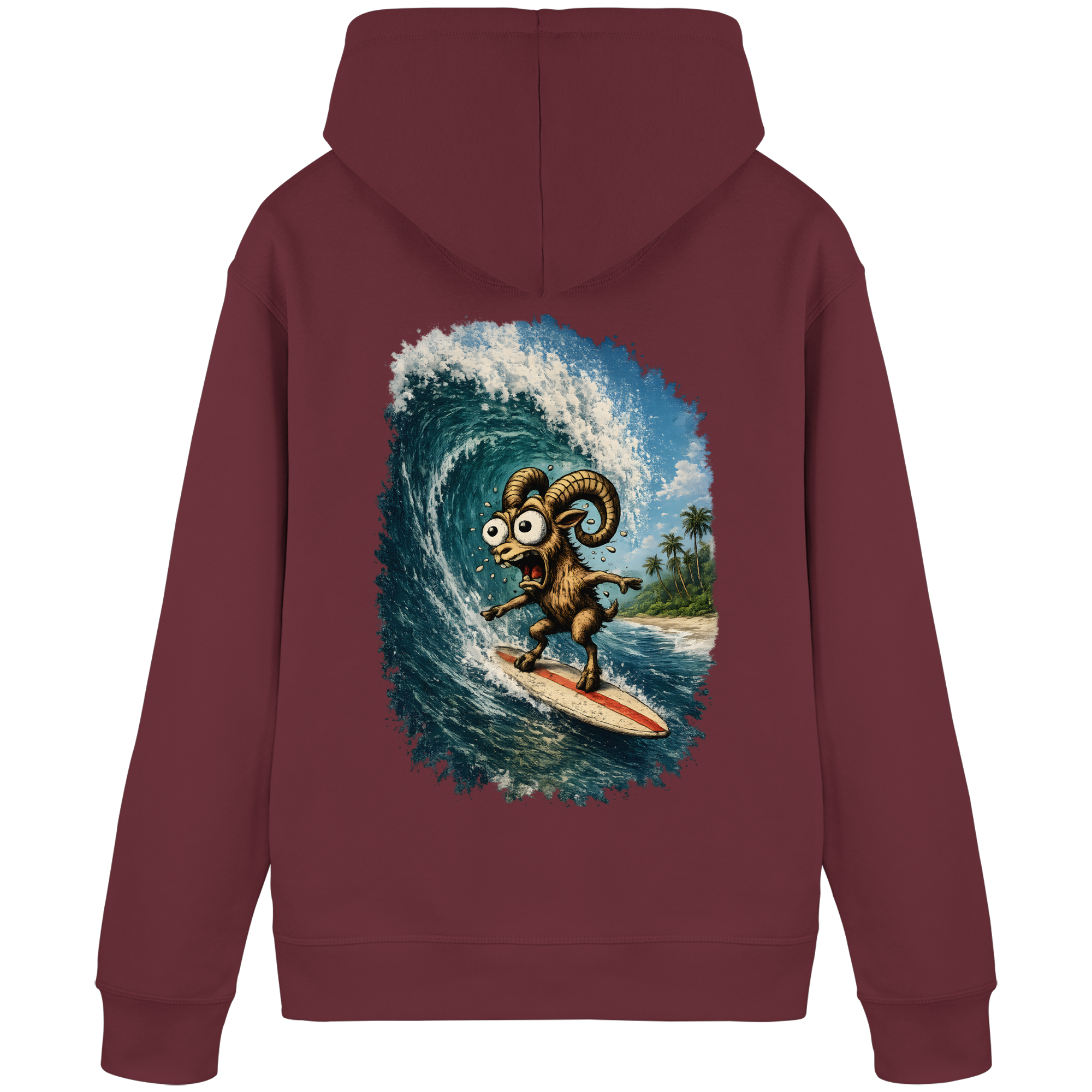 Tiefenblick Urlaub Fun  - Organic Basic Hoodie