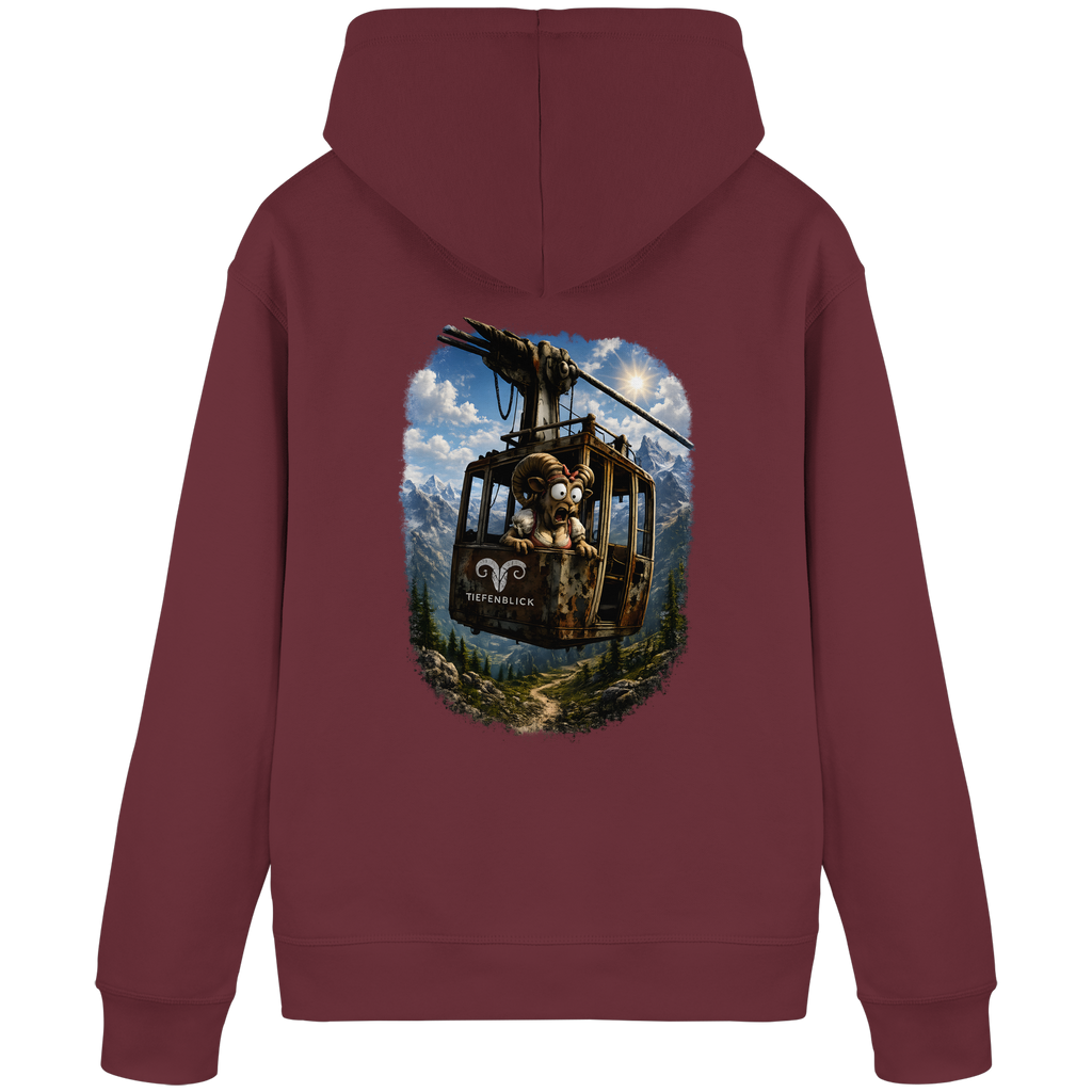 Tiefenblick Gondel Adrenalin Fun - Organic Basic Hoodie