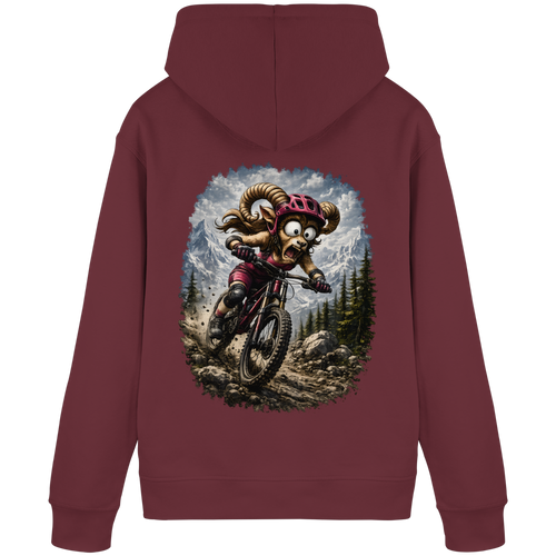 Tiefenblick Downhill - Organic Basic Hoodie