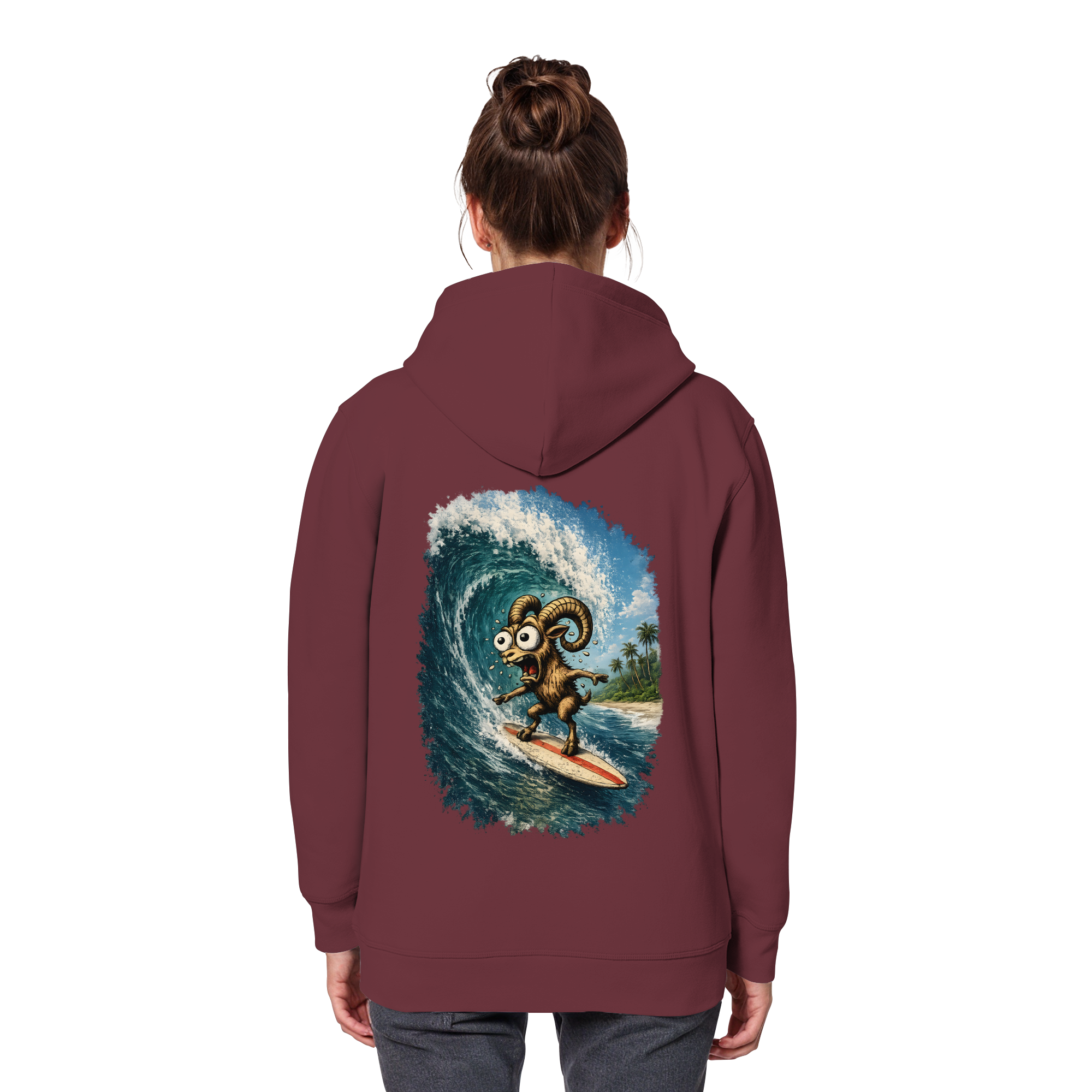 Tiefenblick Urlaub Fun  - Organic Basic Hoodie