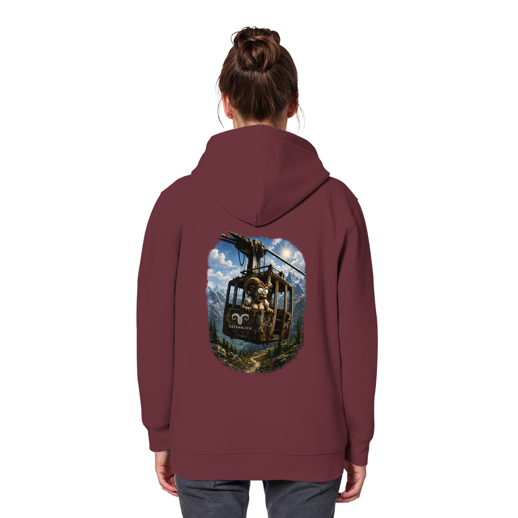 Tiefenblick Gondel Adrenalin Fun - Organic Basic Hoodie