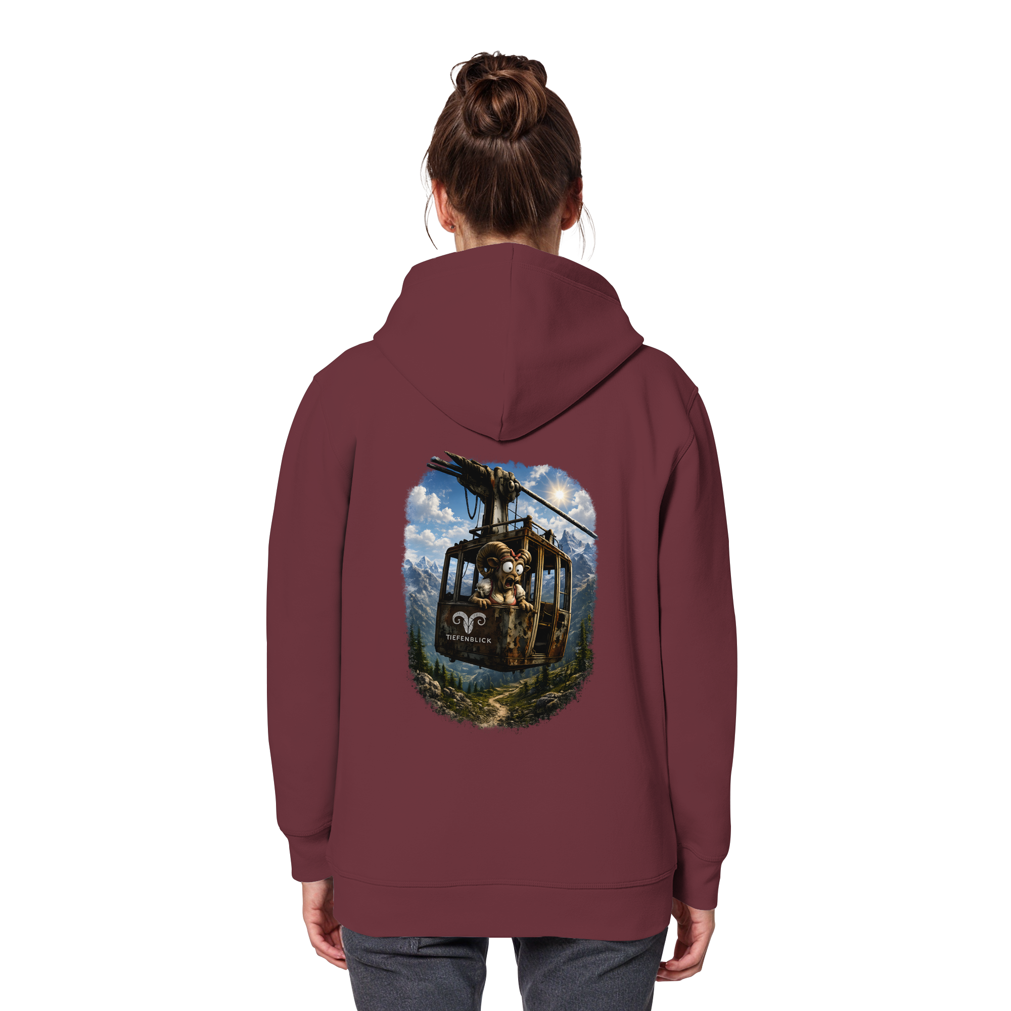 Tiefenblick Gondel Adrenalin Fun - Organic Basic Hoodie