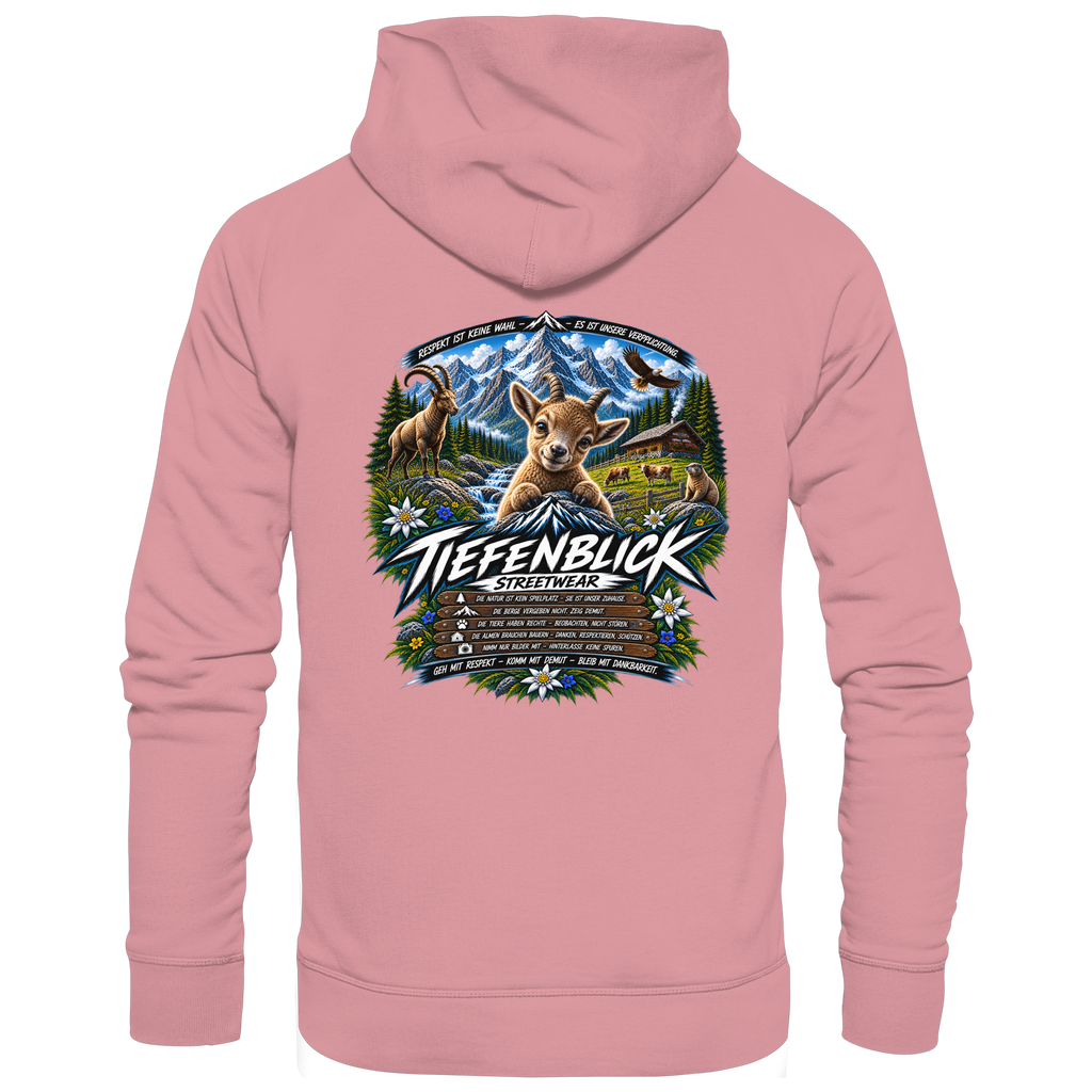 Tiefenblick Respekt Edition - Organic Basic Hoodie