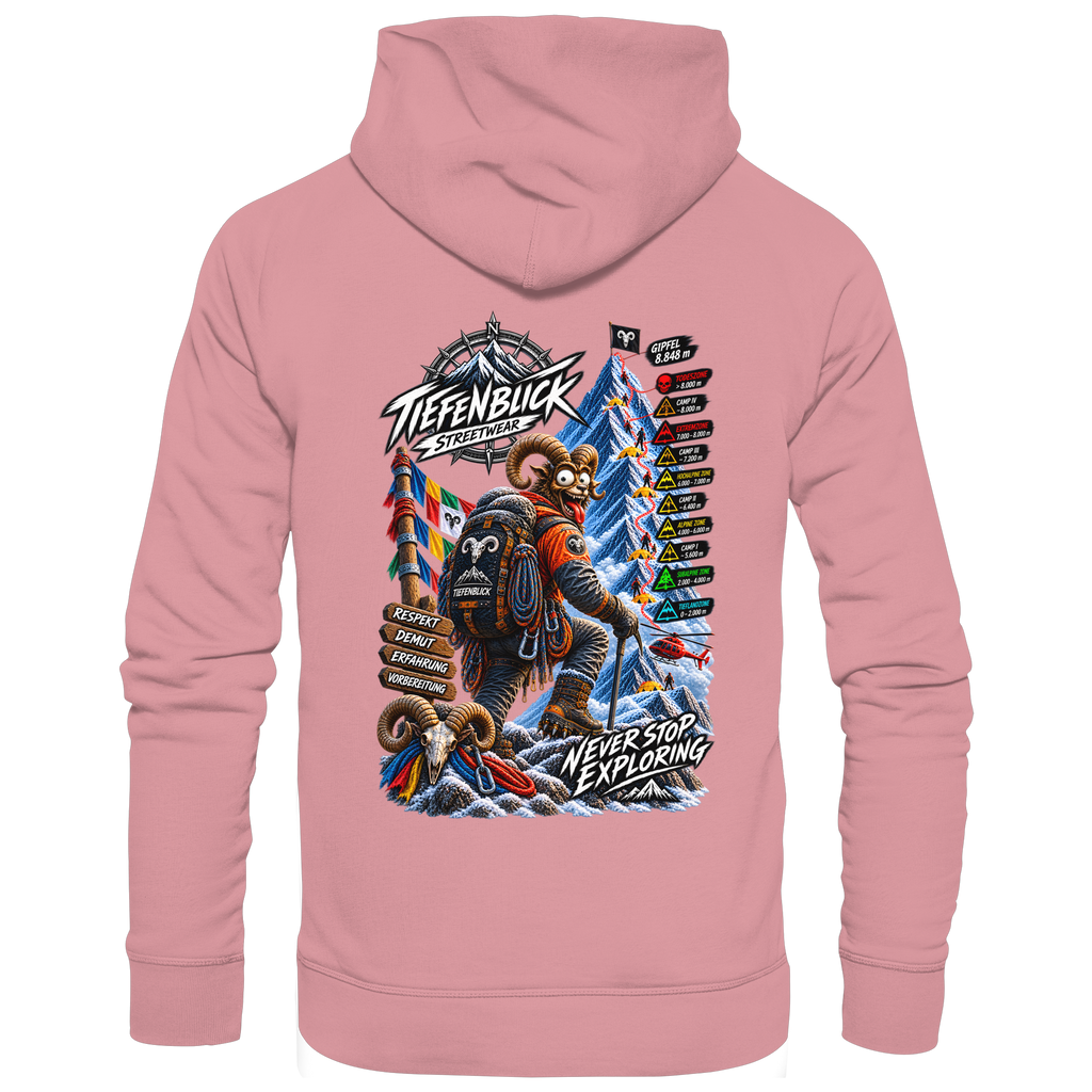 Tiefenblick Todeszone Fun - Organic Basic Hoodie