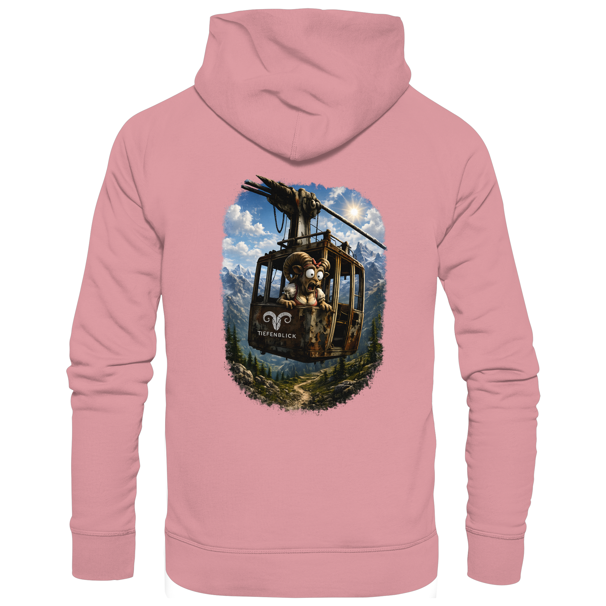 Tiefenblick Gondel Adrenalin Fun - Organic Basic Hoodie