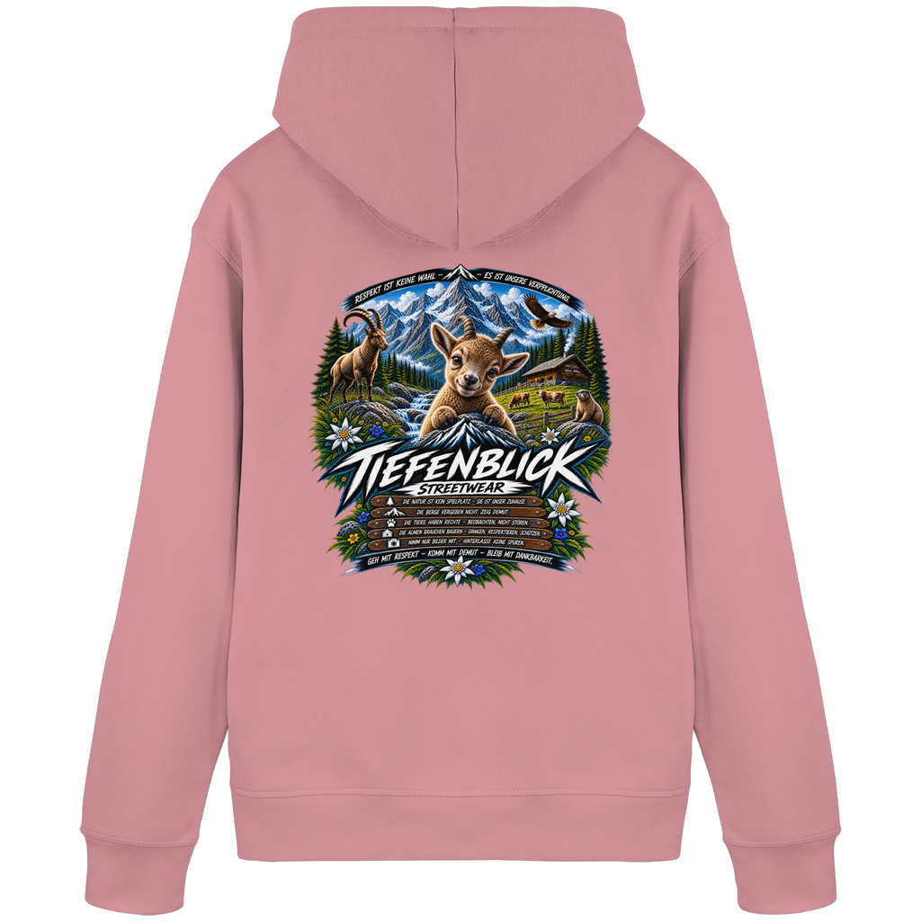 Tiefenblick Respekt Edition - Organic Basic Hoodie