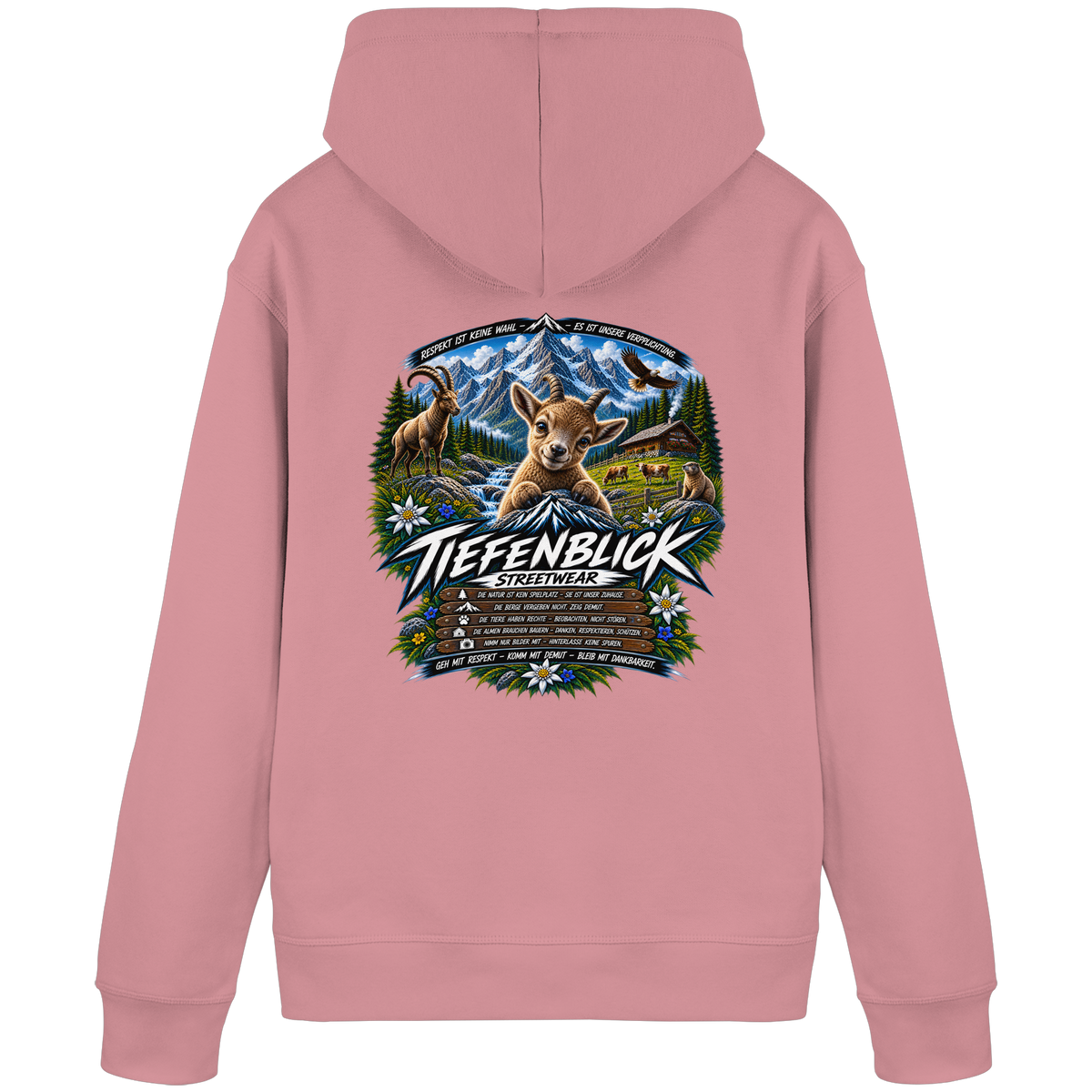 Tiefenblick Respekt Edition - Organic Basic Hoodie