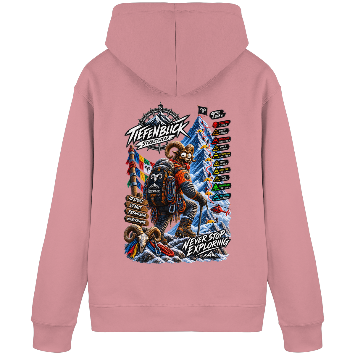 Tiefenblick Todeszone Fun - Organic Basic Hoodie