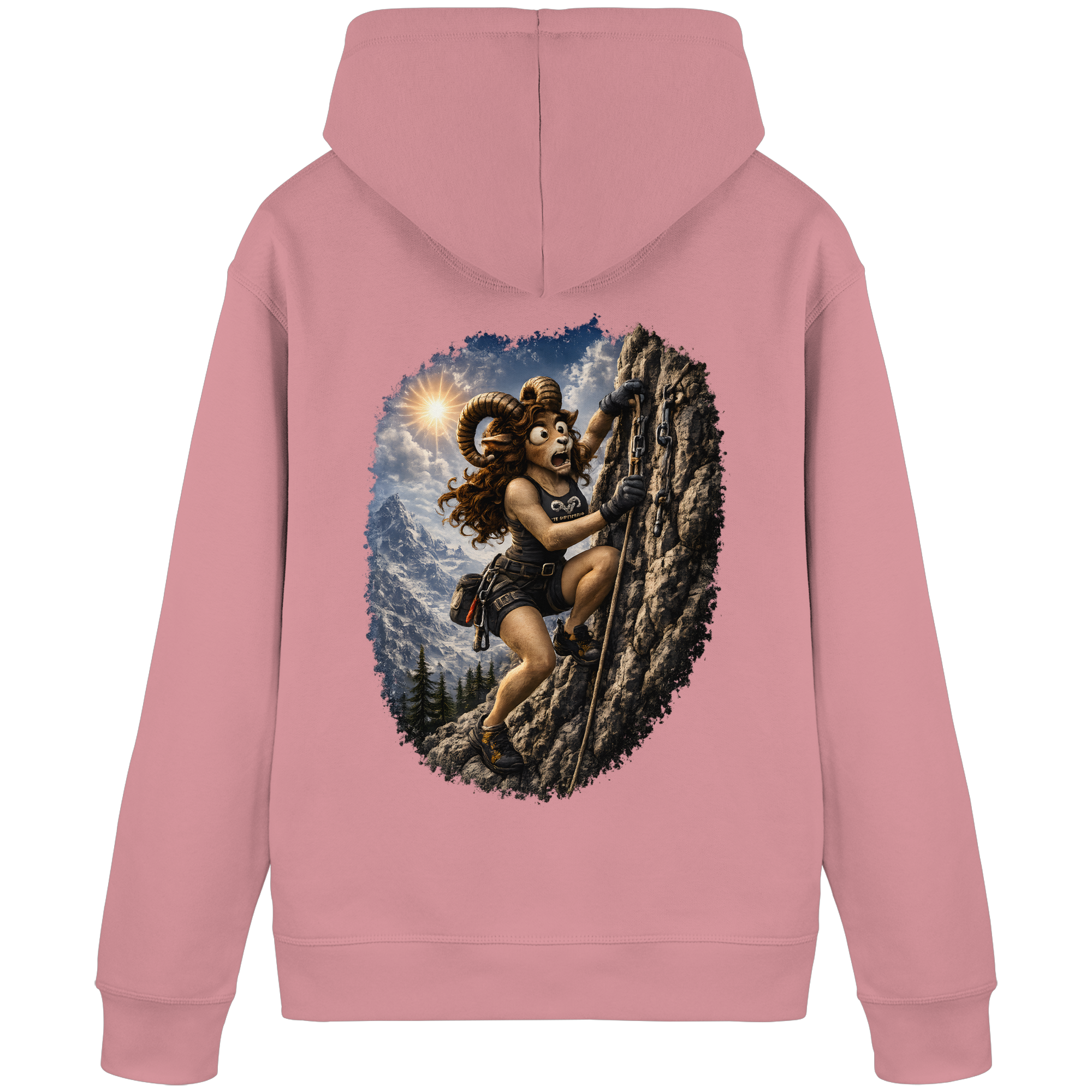 Tiefenblick Klettern - Organic Basic Hoodie