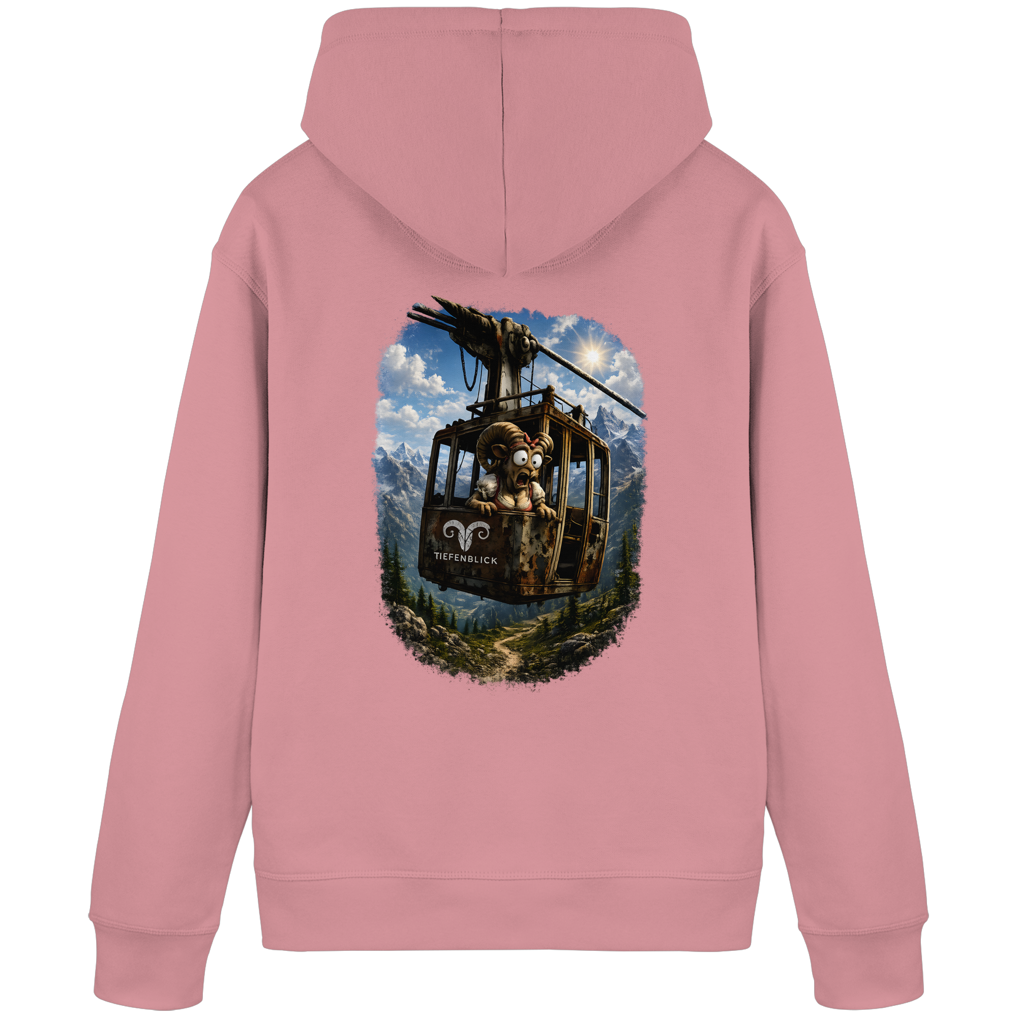 Tiefenblick Gondel Adrenalin Fun - Organic Basic Hoodie