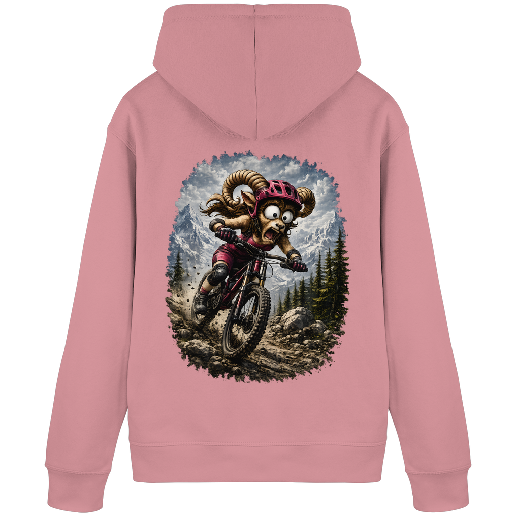 Tiefenblick Downhill - Organic Basic Hoodie