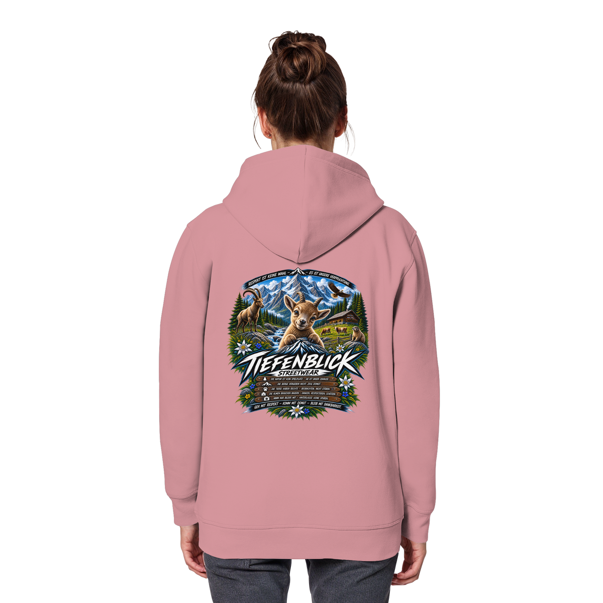 Tiefenblick Respekt Edition - Organic Basic Hoodie