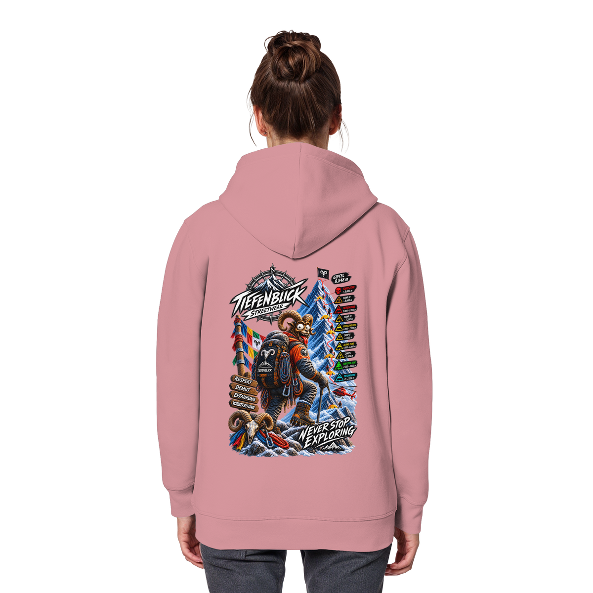 Tiefenblick Todeszone Fun - Organic Basic Hoodie