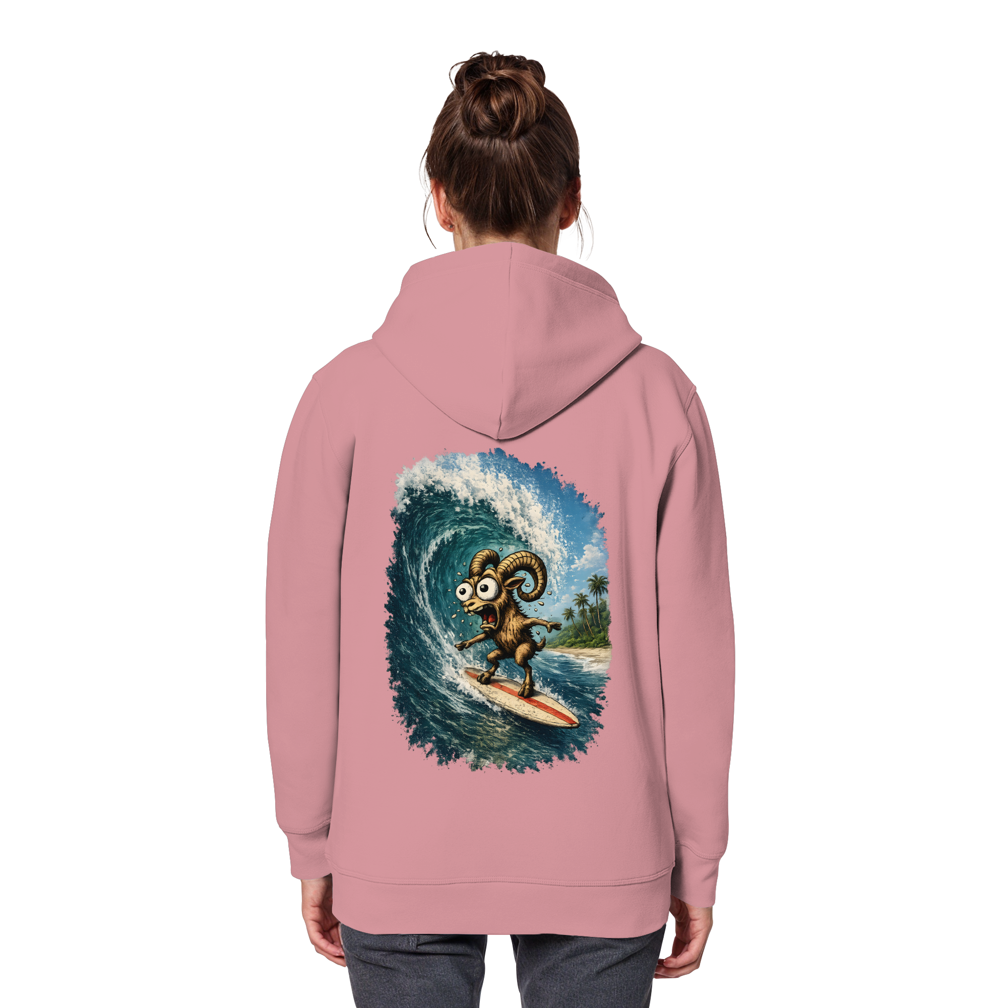 Tiefenblick Urlaub Fun  - Organic Basic Hoodie