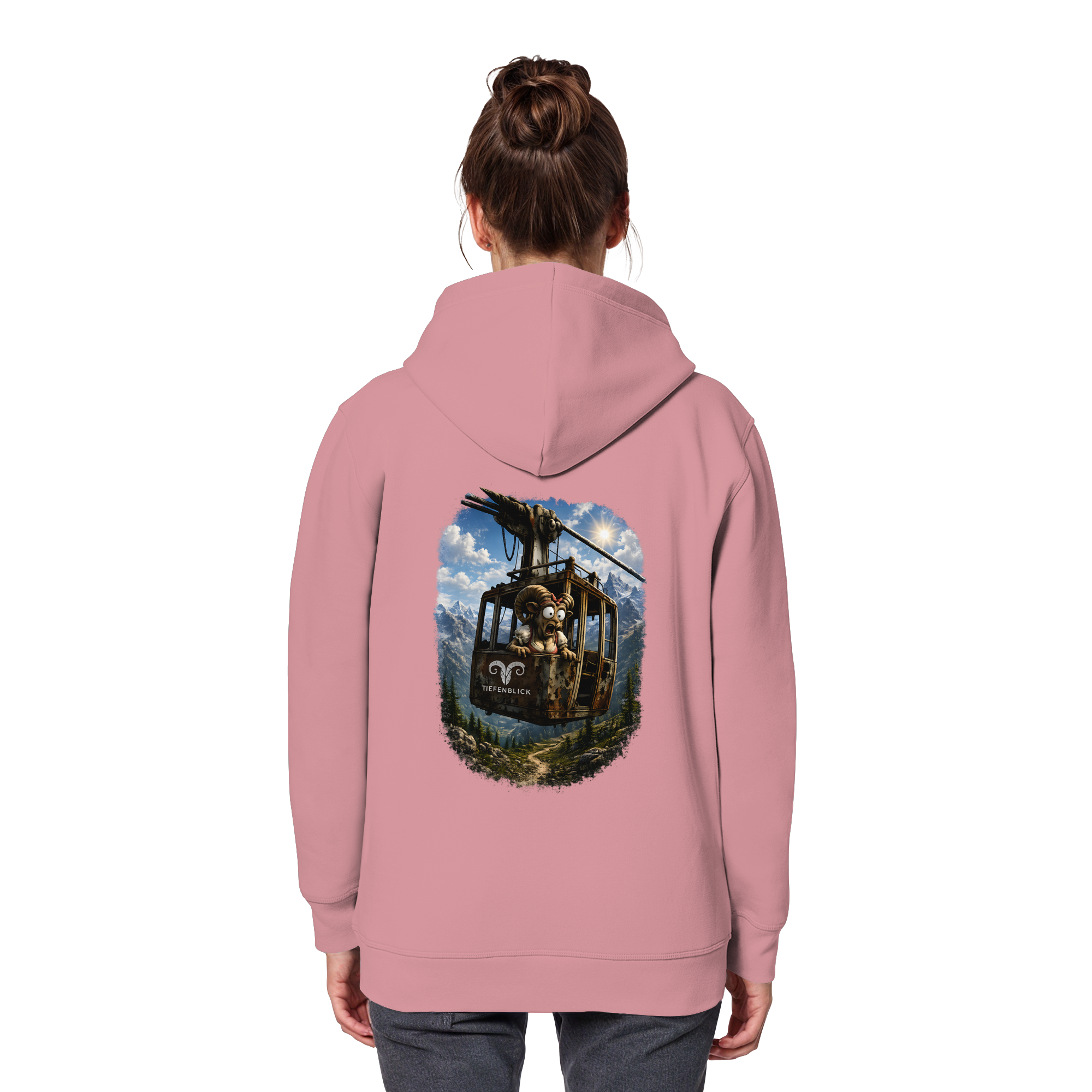 Tiefenblick Gondel Adrenalin Fun - Organic Basic Hoodie