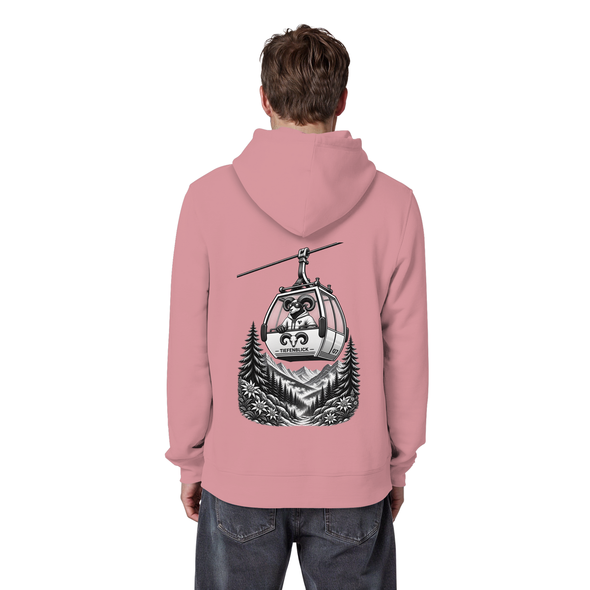 Tiefenblick Gondel Fun  - Organic Basic Hoodie