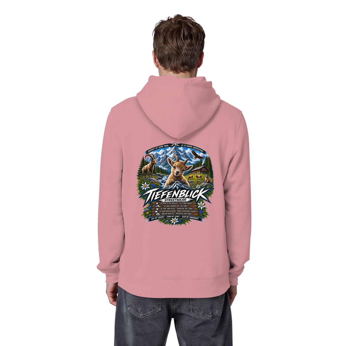 Tiefenblick Respekt Edition - Organic Basic Hoodie