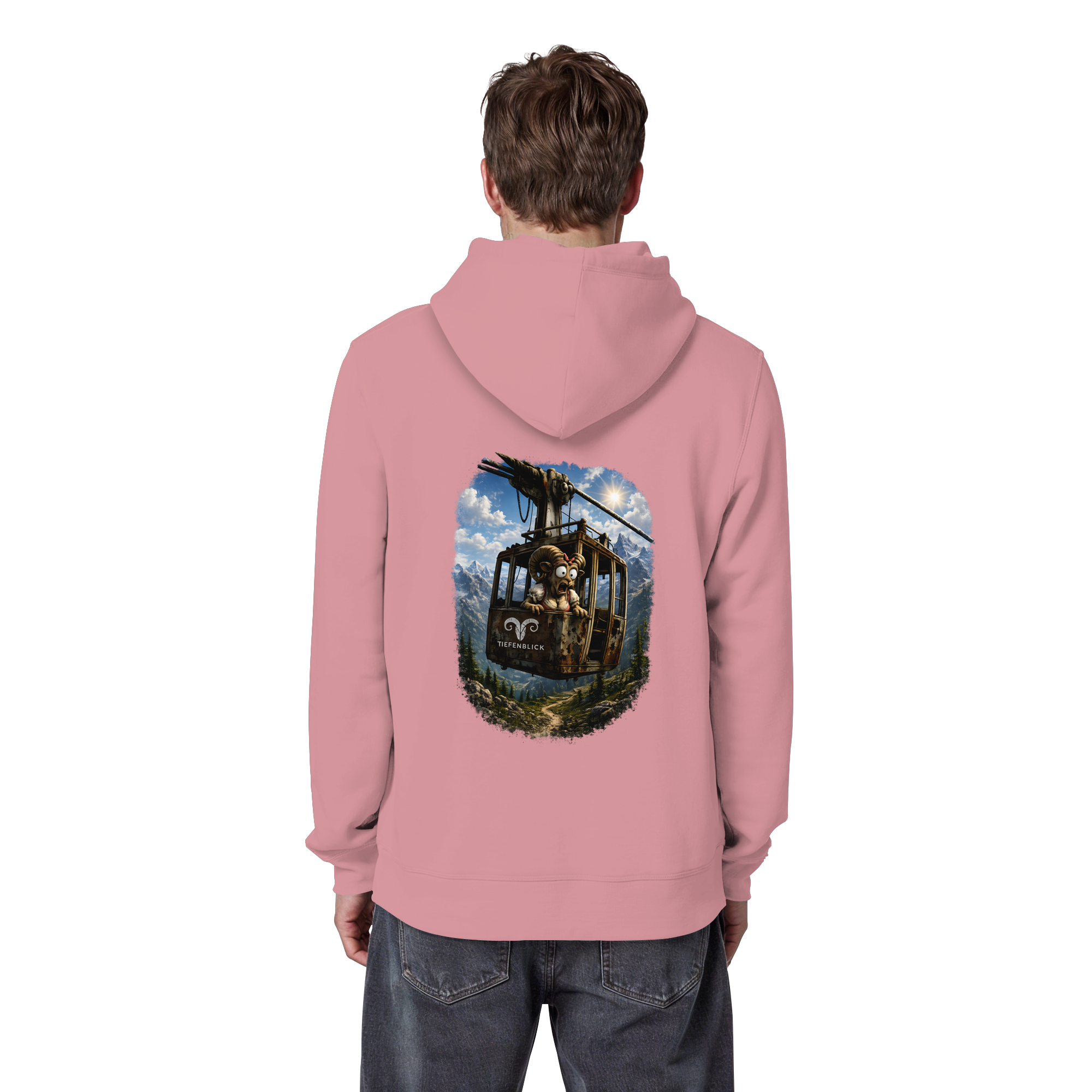 Tiefenblick Gondel Adrenalin Fun - Organic Basic Hoodie