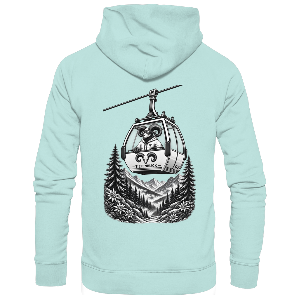 Tiefenblick Gondel Fun  - Organic Basic Hoodie