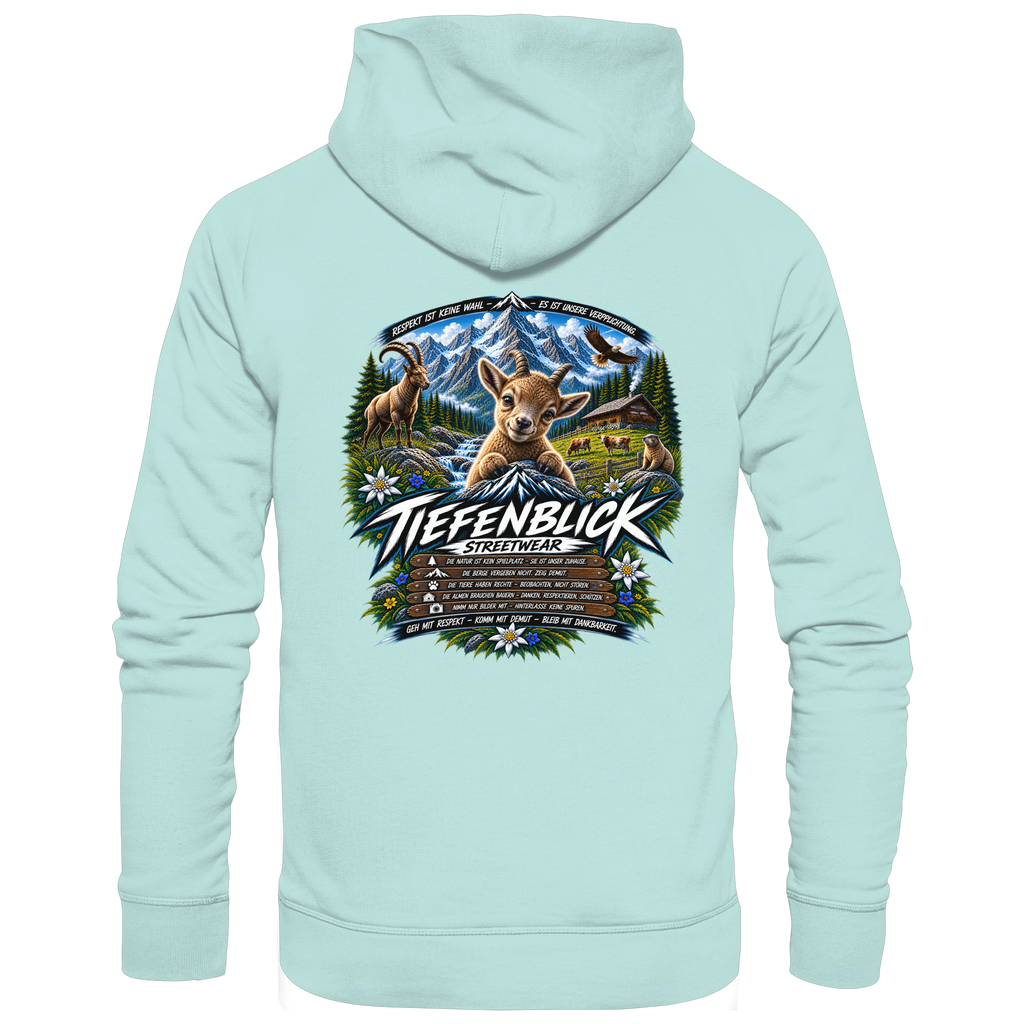 Tiefenblick Respekt Edition - Organic Basic Hoodie