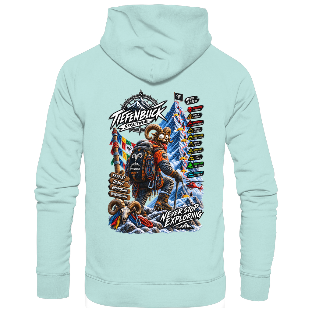 Tiefenblick Todeszone Fun - Organic Basic Hoodie