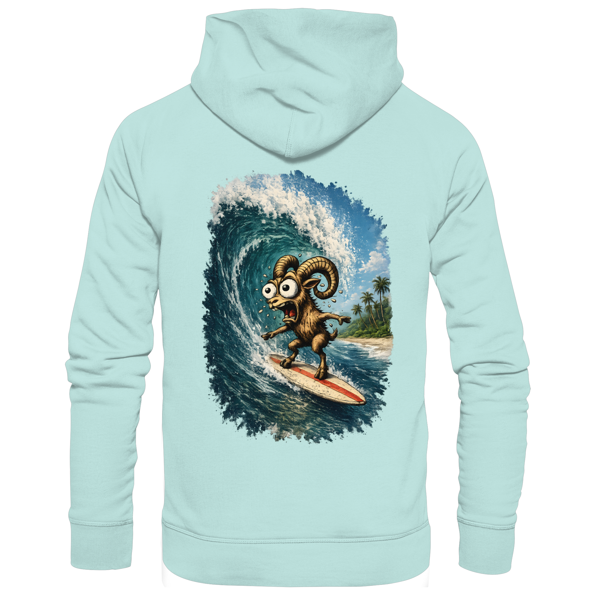 Tiefenblick Urlaub Fun  - Organic Basic Hoodie