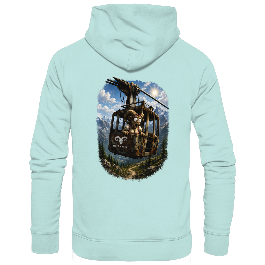 Tiefenblick Gondel Adrenalin Fun - Organic Basic Hoodie