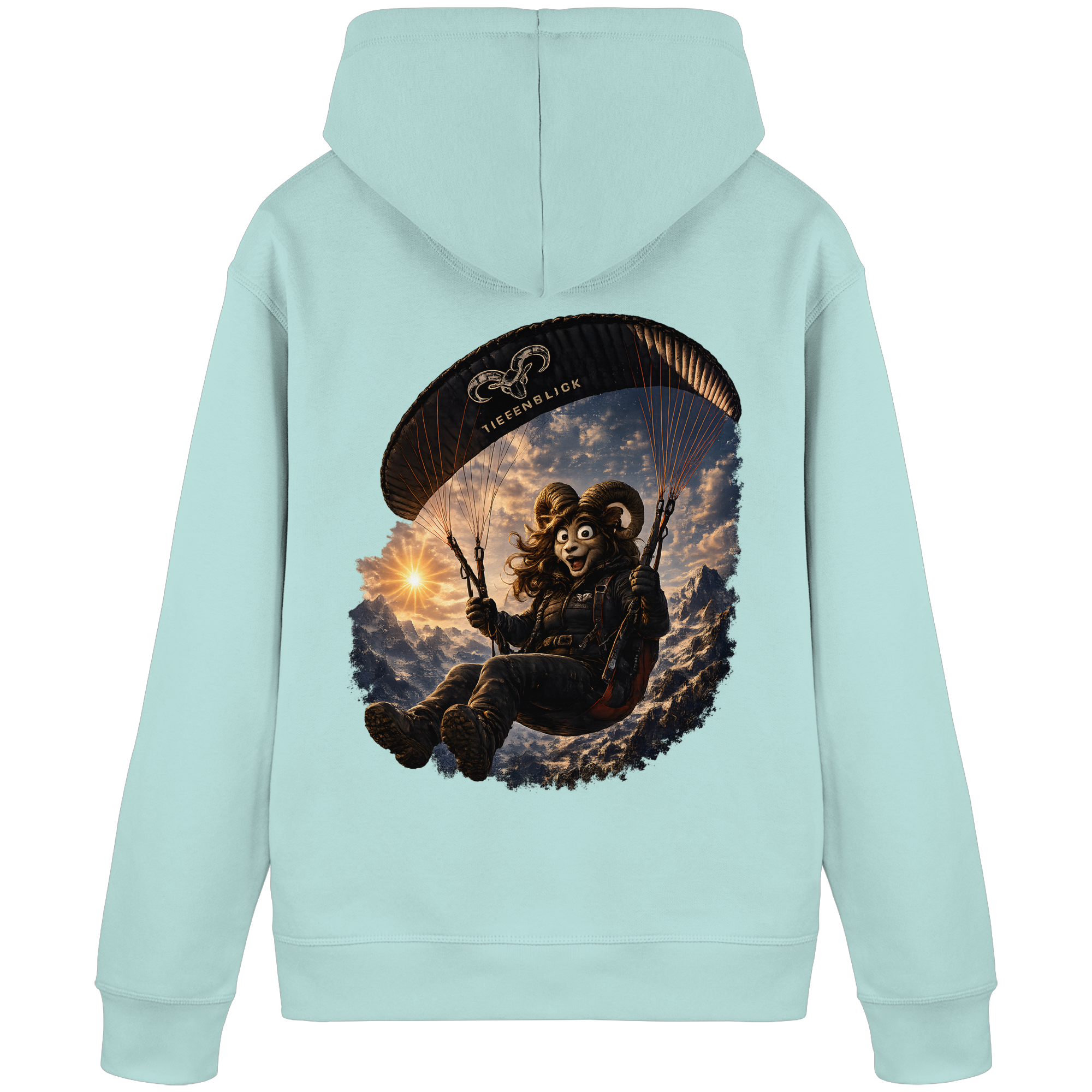 Tiefenblick Paraglider  - Organic Basic Hoodie