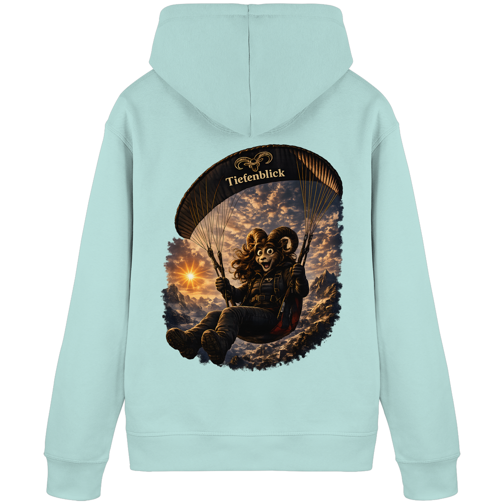 Tiefenblick Paraglider  - Organic Basic Hoodie