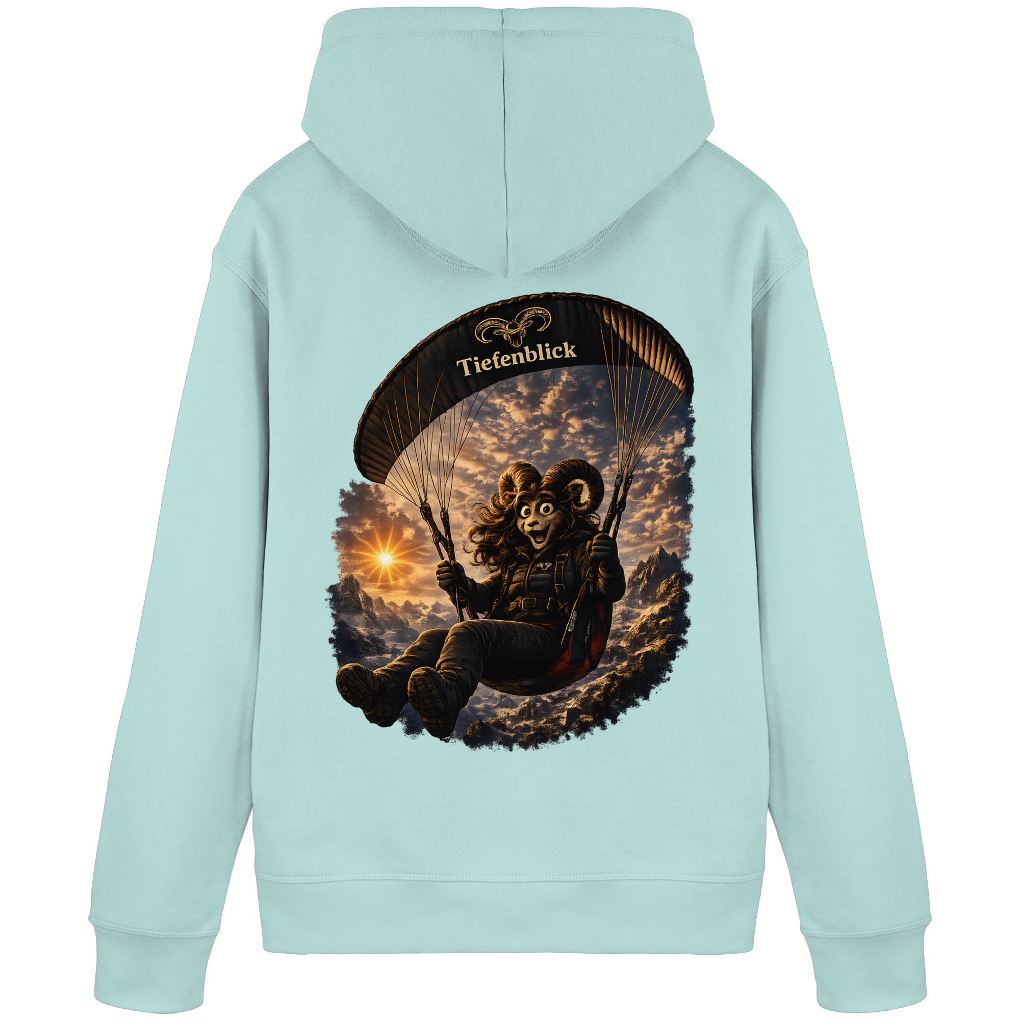 Tiefenblick Paraglider  - Organic Basic Hoodie