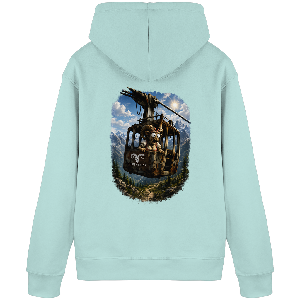 Tiefenblick Gondel Adrenalin Fun - Organic Basic Hoodie