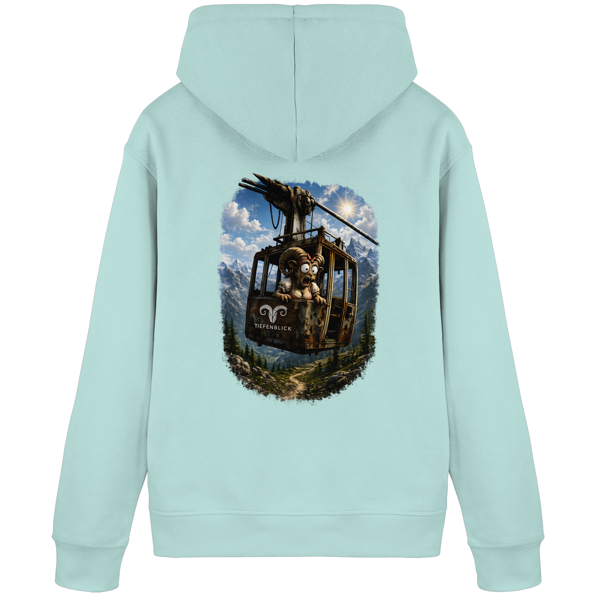 Tiefenblick Gondel Adrenalin Fun - Organic Basic Hoodie