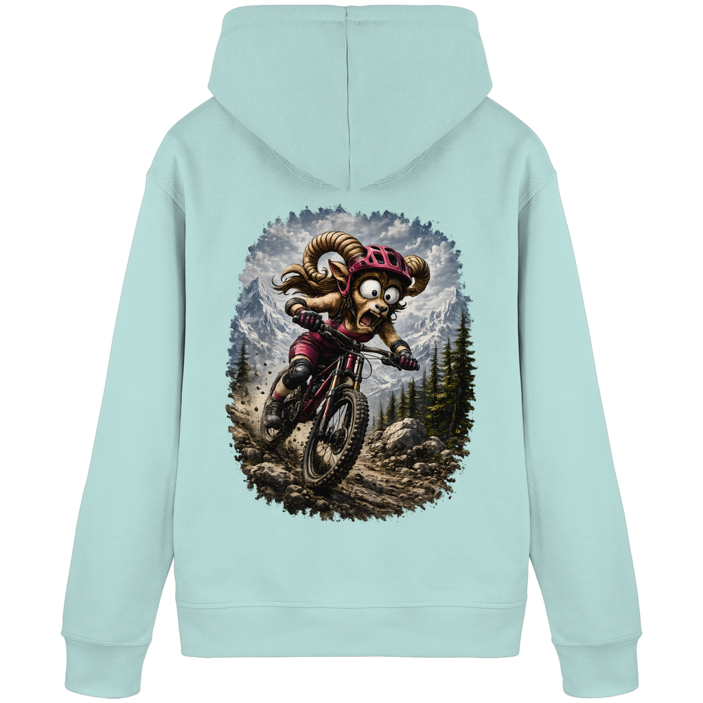 Tiefenblick Downhill - Organic Basic Hoodie