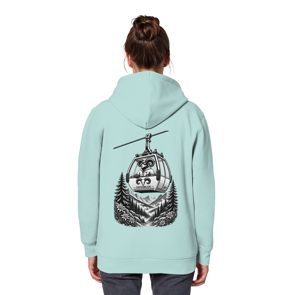 Tiefenblick Gondel Fun  - Organic Basic Hoodie