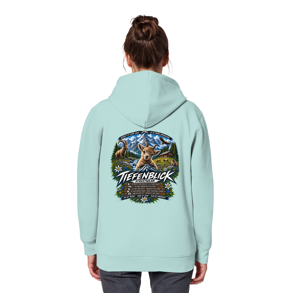 Tiefenblick Respekt Edition - Organic Basic Hoodie