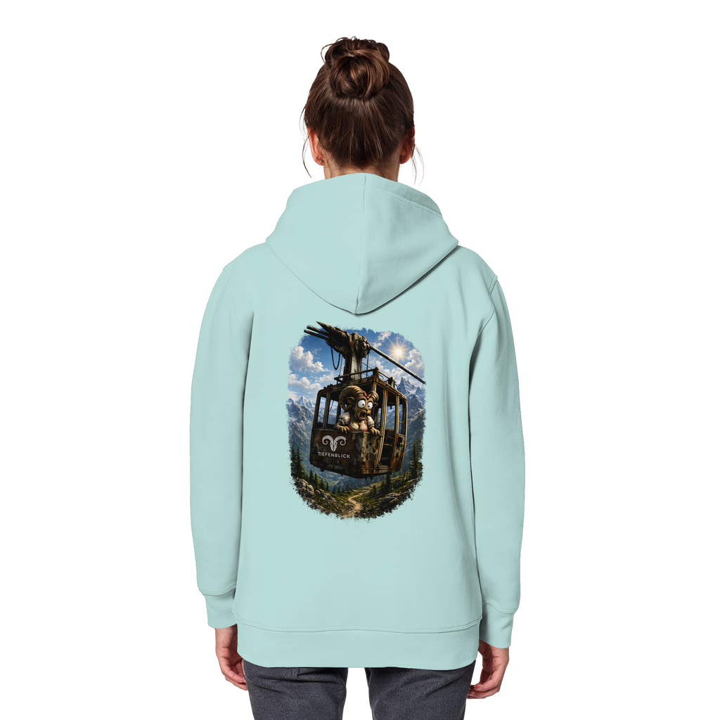 Tiefenblick Gondel Adrenalin Fun - Organic Basic Hoodie