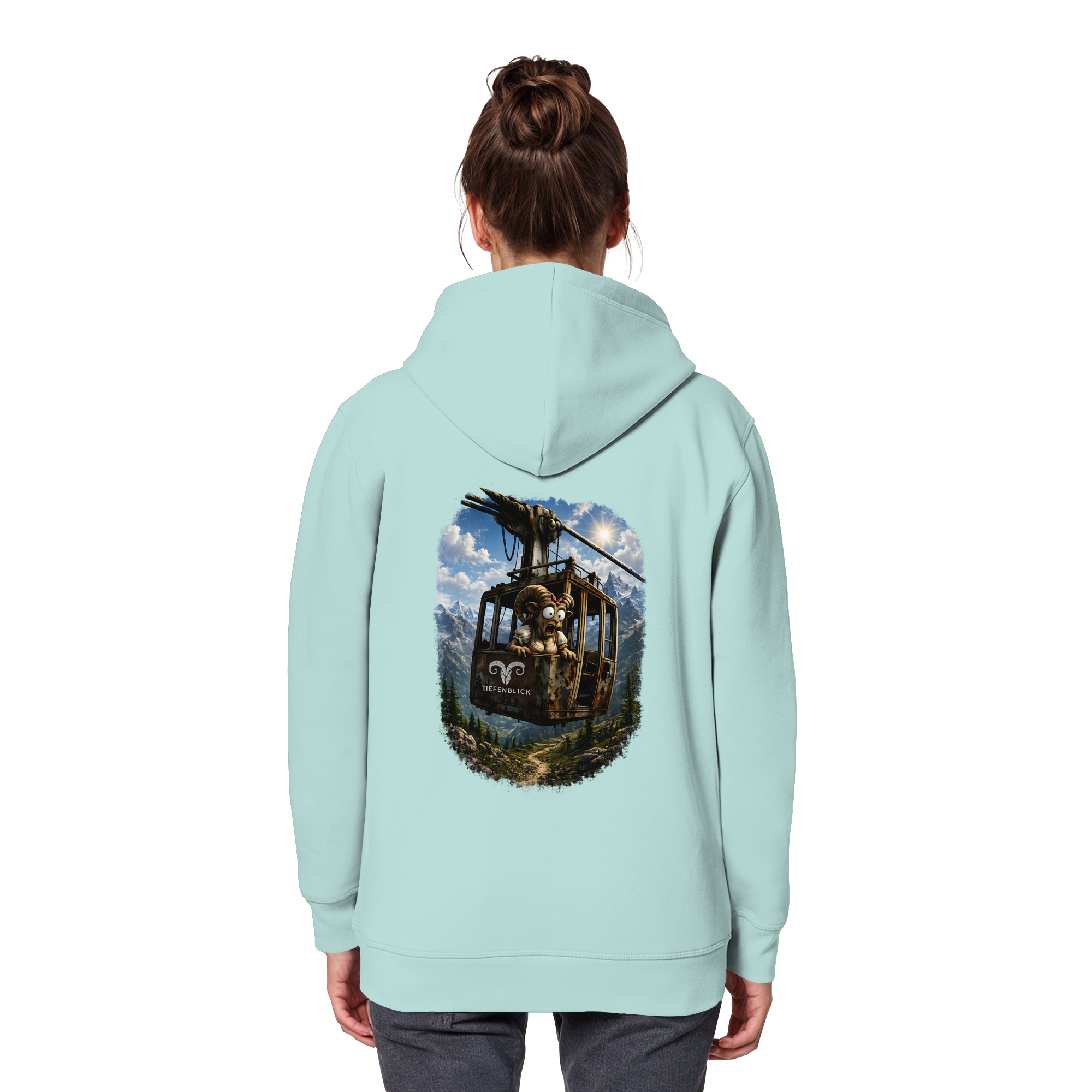 Tiefenblick Gondel Adrenalin Fun - Organic Basic Hoodie