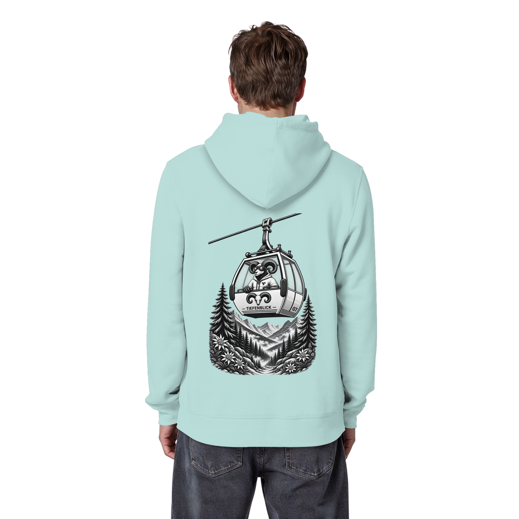 Tiefenblick Gondel Fun  - Organic Basic Hoodie