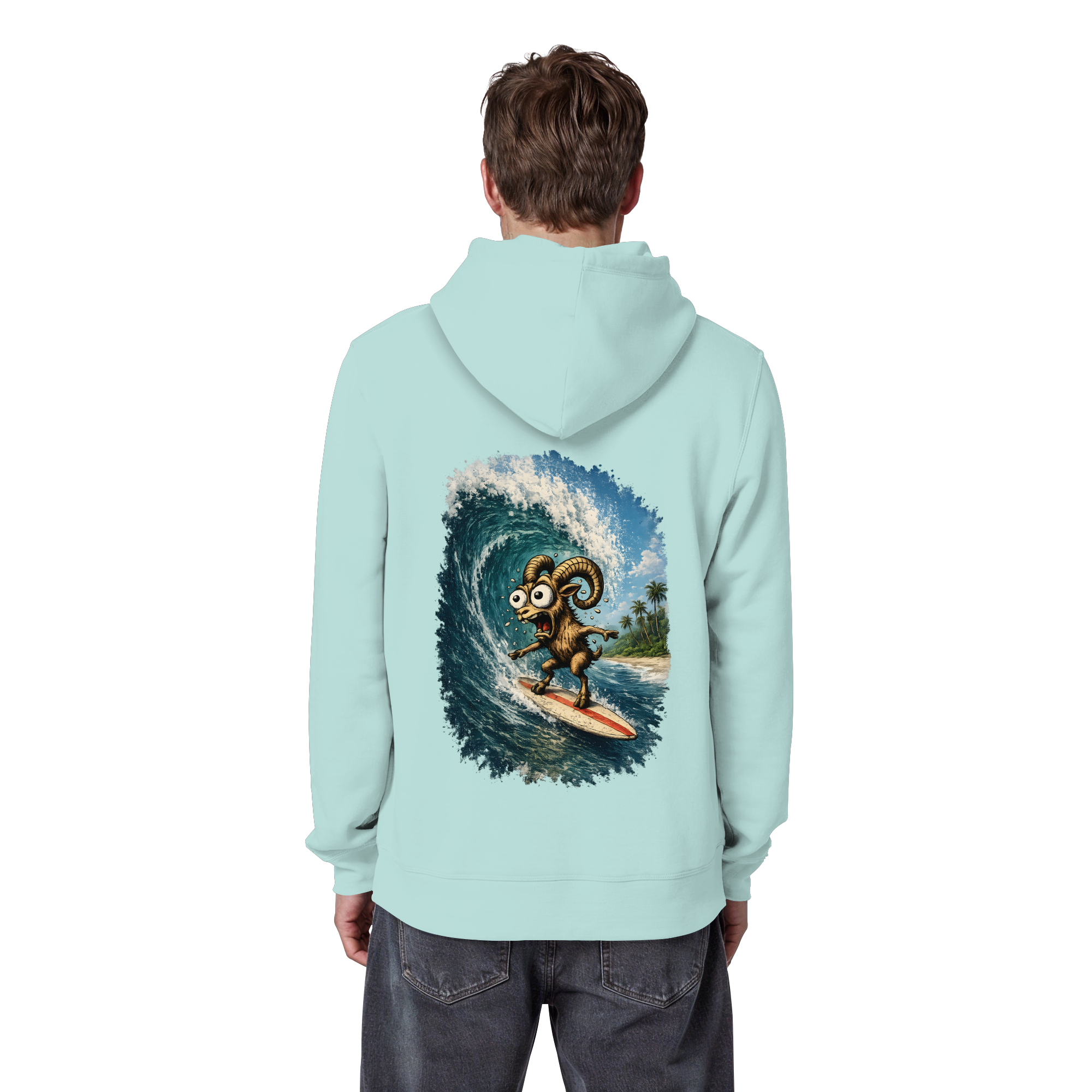 Tiefenblick Urlaub Fun  - Organic Basic Hoodie