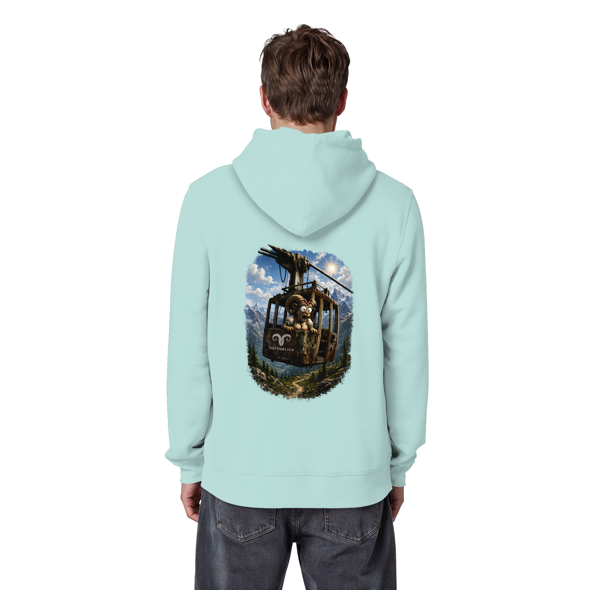 Tiefenblick Gondel Adrenalin Fun - Organic Basic Hoodie