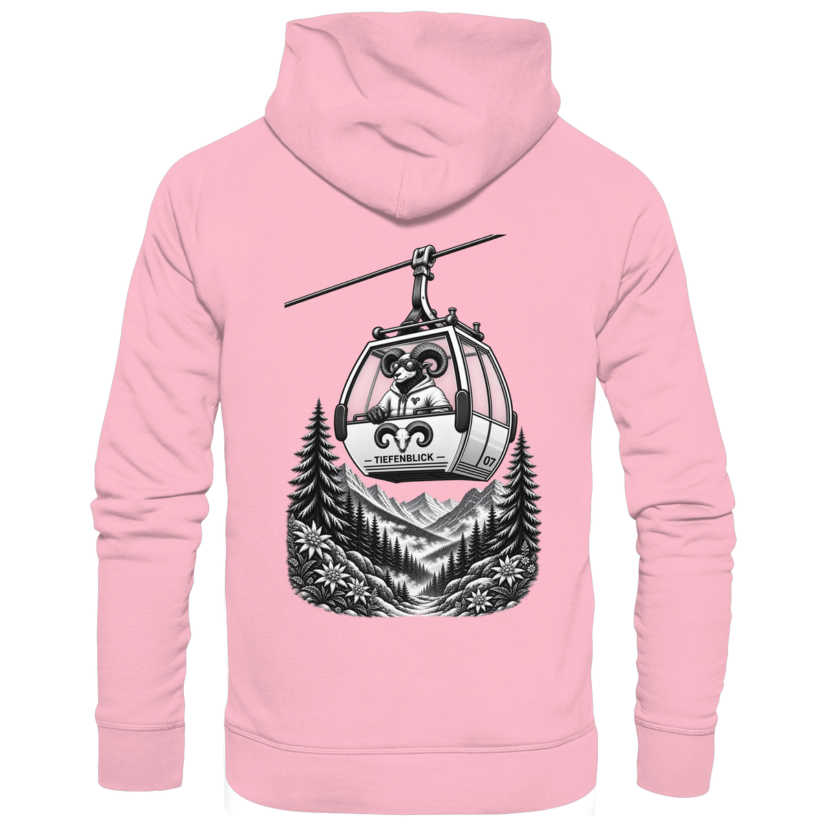Tiefenblick Gondel Fun  - Organic Basic Hoodie