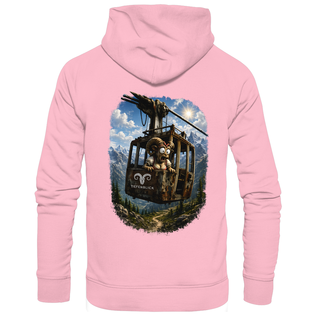 Tiefenblick Adrenalin Gondel Fun - Organic Basic Hoodie